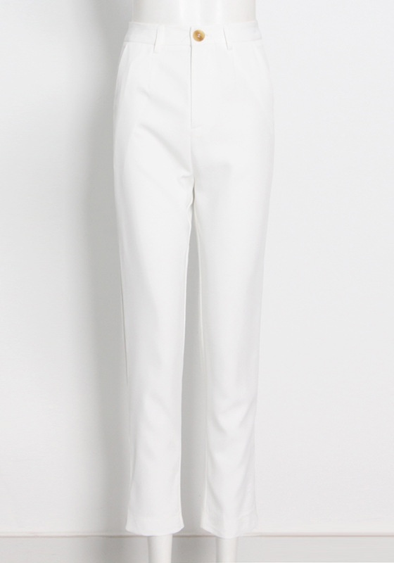Zipper Open Waist Small Suit Casual Pants