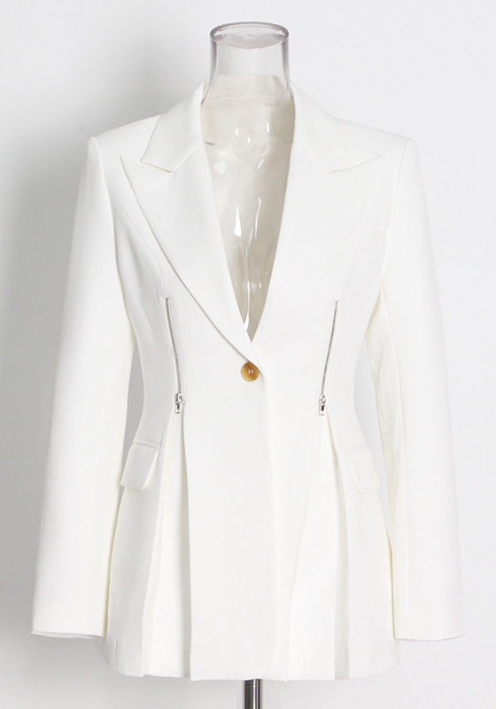 Zipper Open Waist Small Suit Casual Pants