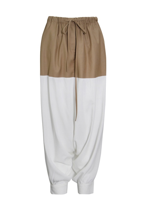 Two-Button Suit + Loose Waist Chinos Women'S Pants