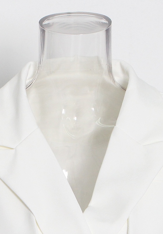 V-Neck Lace-Up Blazer + Solid Irregular Pleated Skirt