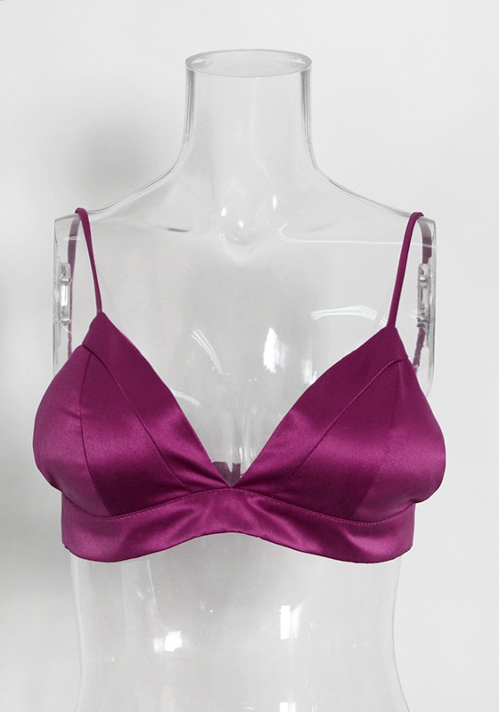 Double-Breasted Suit + Camisole + Half-Body Skirt