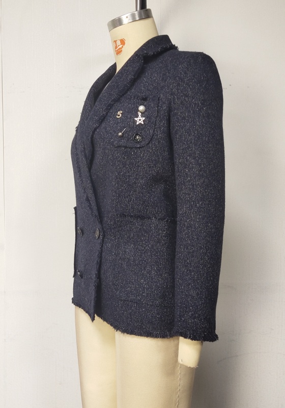 Double Breasted Tweed Blazer​