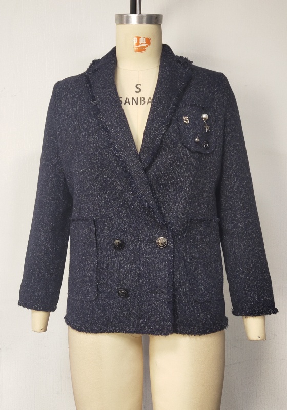 Double Breasted Tweed Blazer​