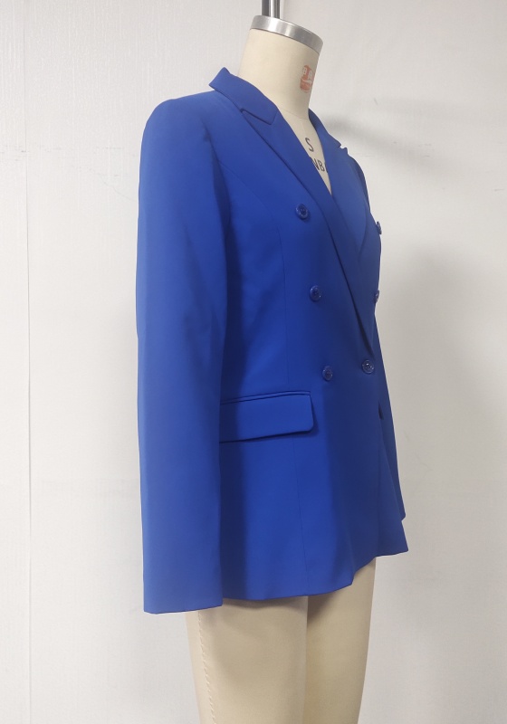 Blue Double Breasted Blazer