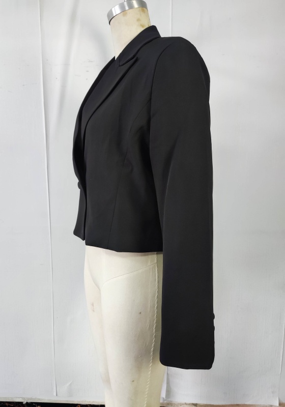 Black Cropped Blazer​