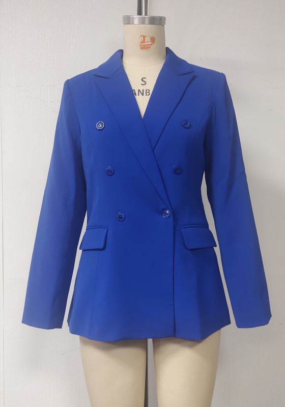 Blue Double Breasted Blazer