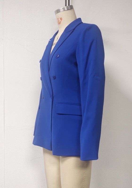 Blue Double Breasted Blazer