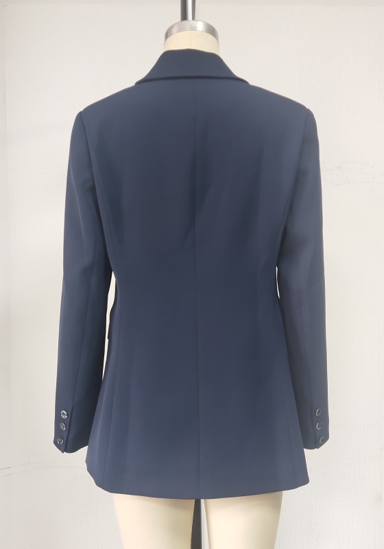 Navy Double Breasted Blazer