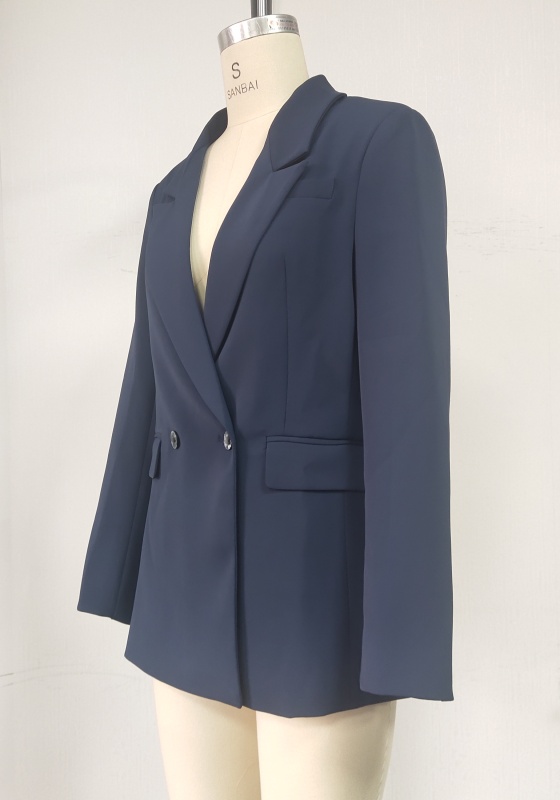 Navy Double Breasted Blazer