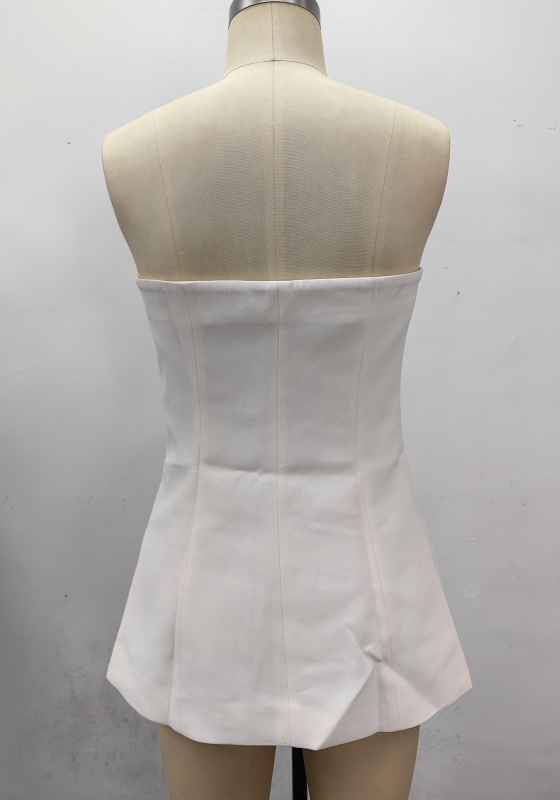 Strapless Button Front Vest​