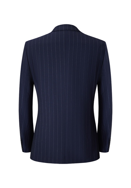Navy Stripe Double Breasted Suit​