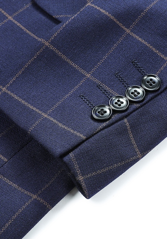 Classic Check Three-Piece Suit​