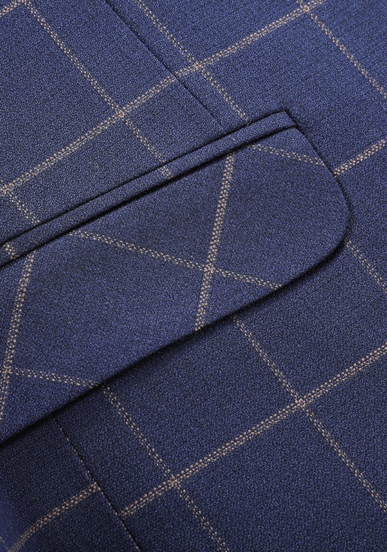 Classic Check Three-Piece Suit​