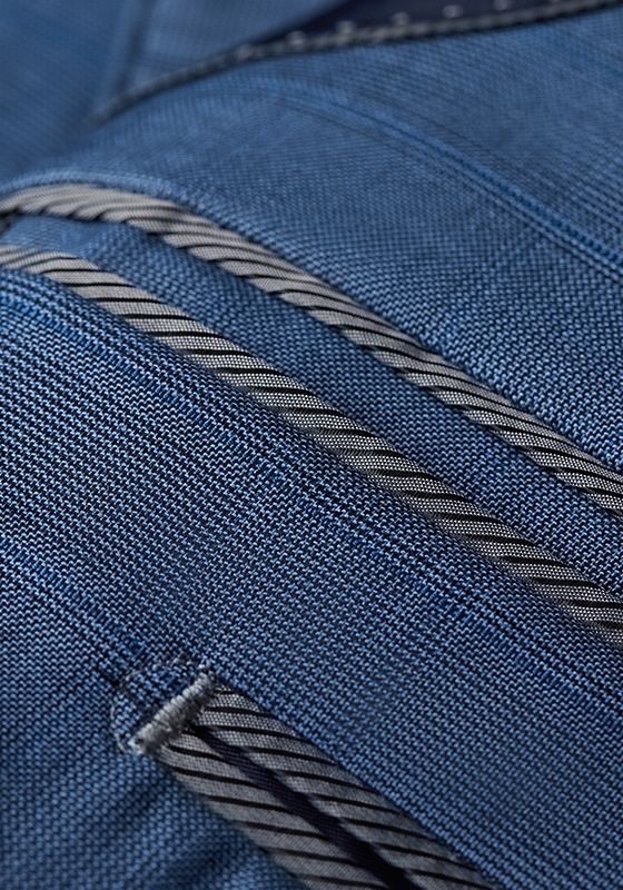 Blue Checkered 3-Piece Suit​