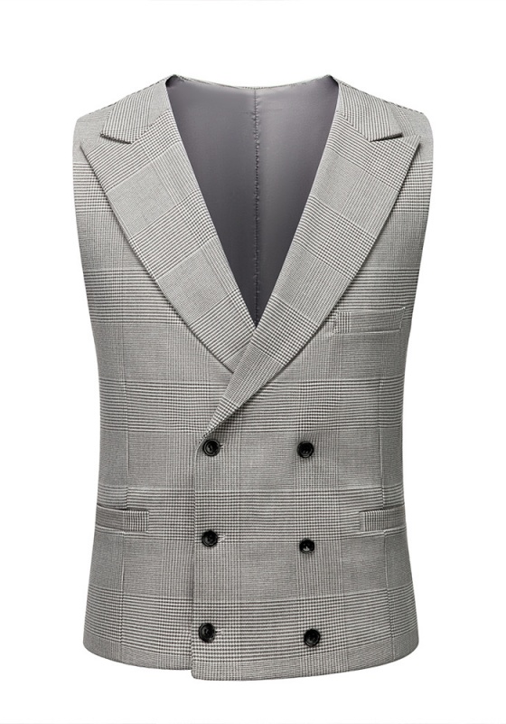 Men's Checkered 3-Piece Suit​