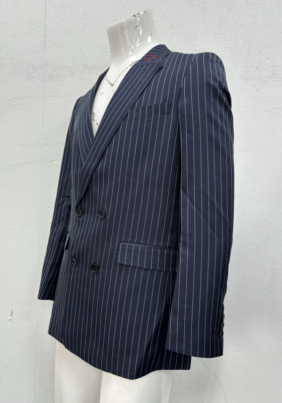 SANBAI Double Breasted Suit Jacket