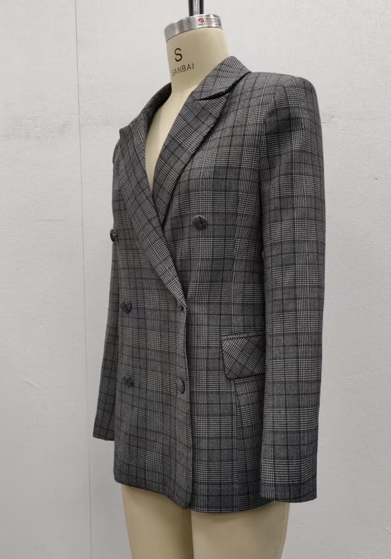 Plaid Double Breasted Suit