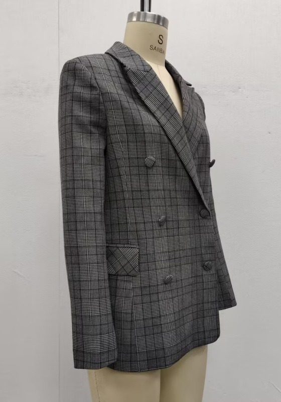 Plaid Double Breasted Suit
