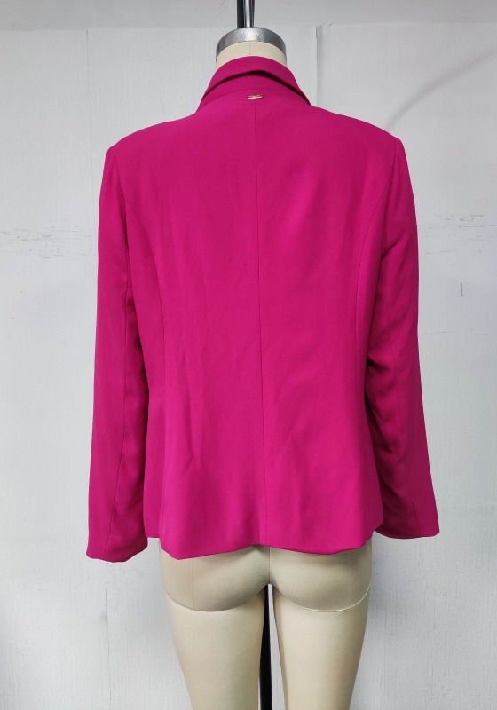 Fuchsia Single Breasted Blazer