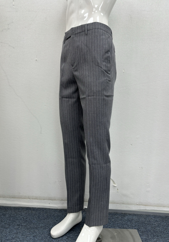 Pinstripe Straight Leg Pants