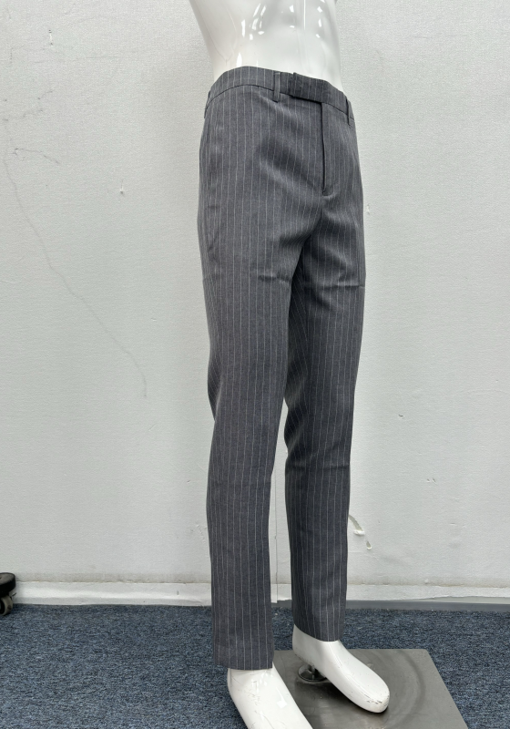 Pinstripe Straight Leg Pants