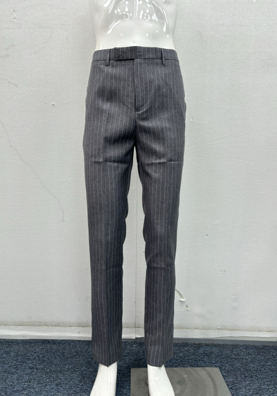 Pinstripe Straight Leg Pants