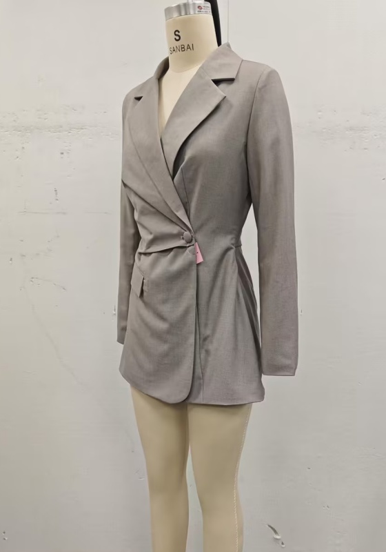 Single Button Slim Fit Blazer