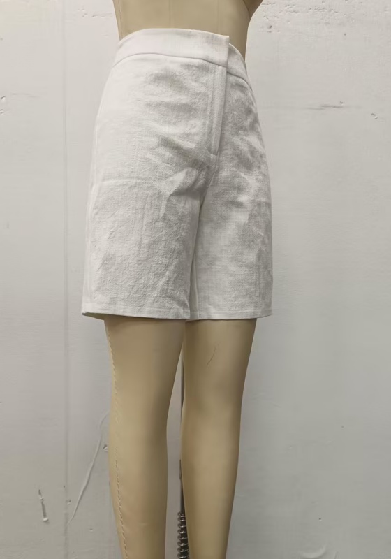 White High Waist Shorts